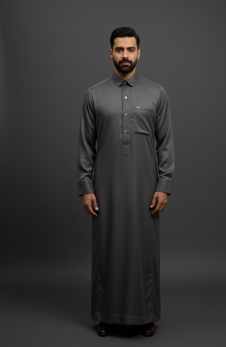 Qamis bouton de manchettes